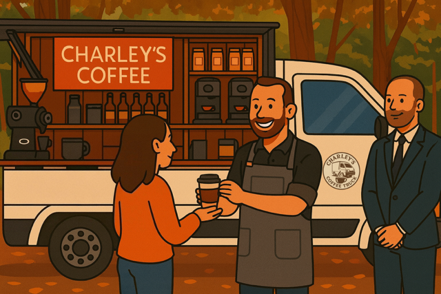 charleys coffee truck